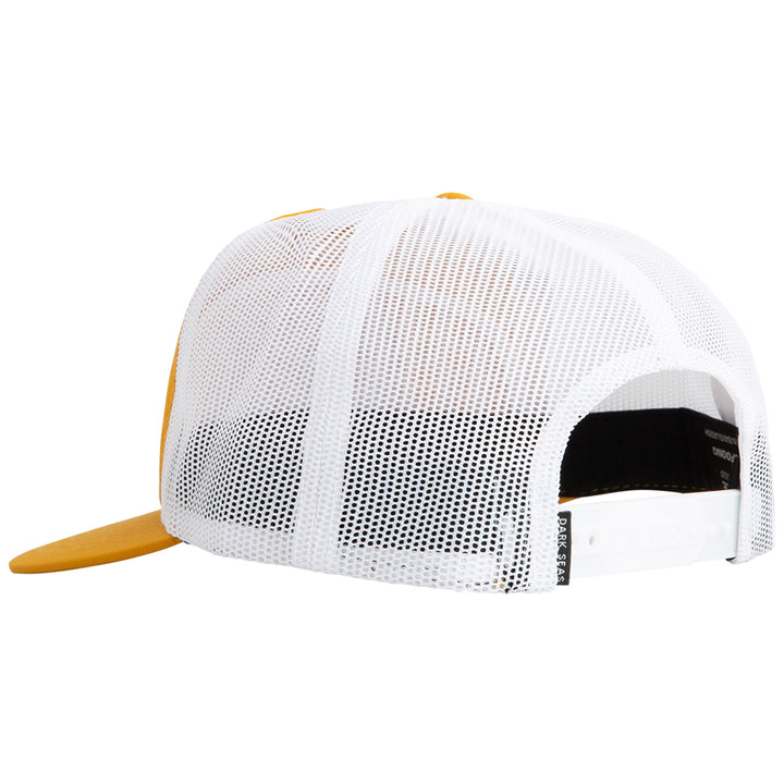 Dark Seas Docker Hat Gold/White