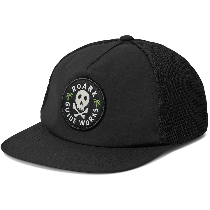 Roark Guideworks 5 Panel Hat Black