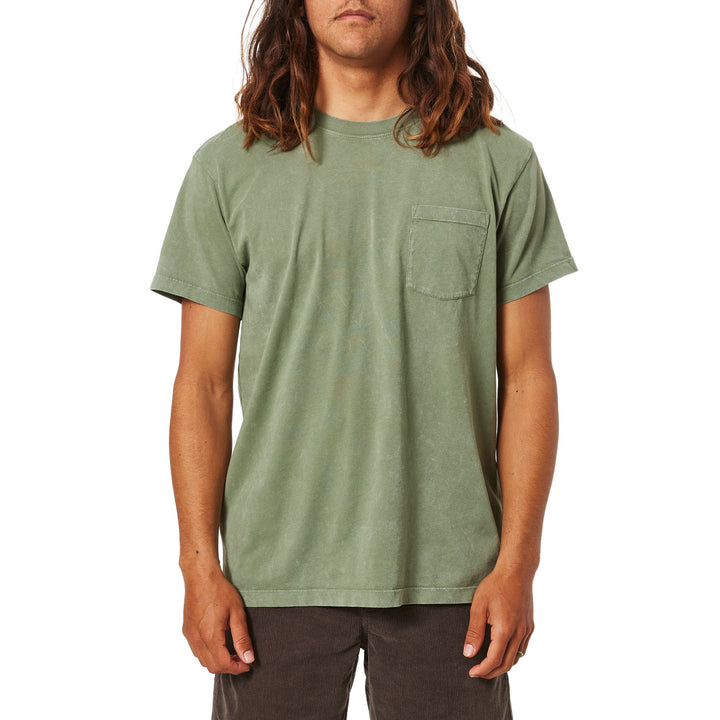 Katin Base Tee - Men's Olive Sand Wash