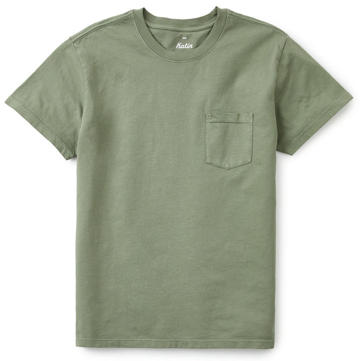 Katin Base Tee - Men's Olive Sand Wash