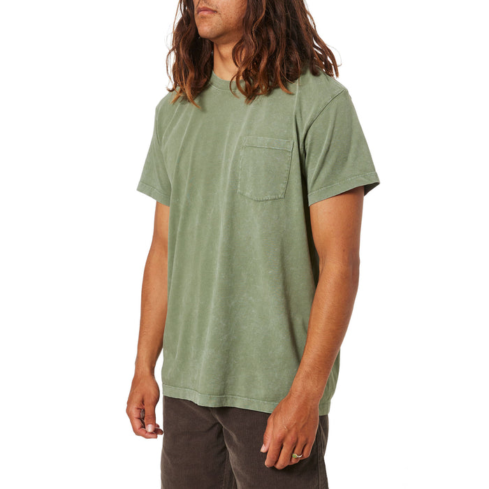Katin Base Tee - Men's Olive Sand Wash