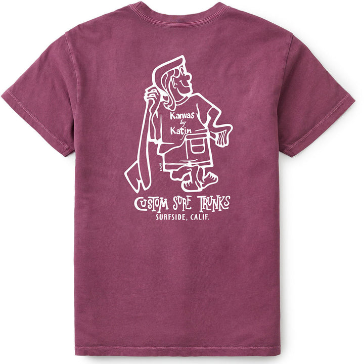 Katin K-Man Tee - Men's Kelp Red Sand Wash