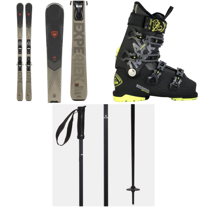 Rossignol Experience 80 C Skis + Xpress 11 GW Bindings + Alltrack 90 Premium Ski Boots + evo Merge Ski Poles 2023