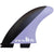 FCS II MF PC Medium Tri Fin Set Charcoal/Lavender