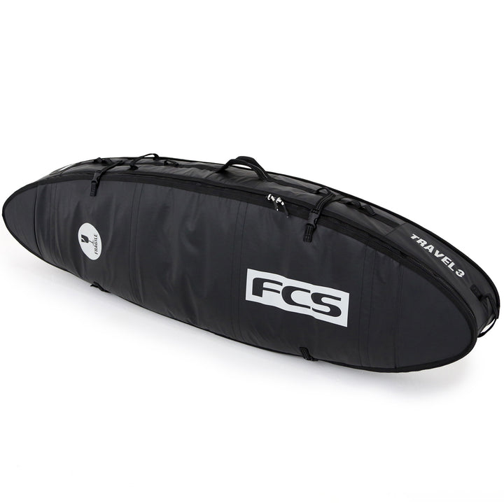 FCS Travel 3 All Purpose Surfboard Bag Black/Grey