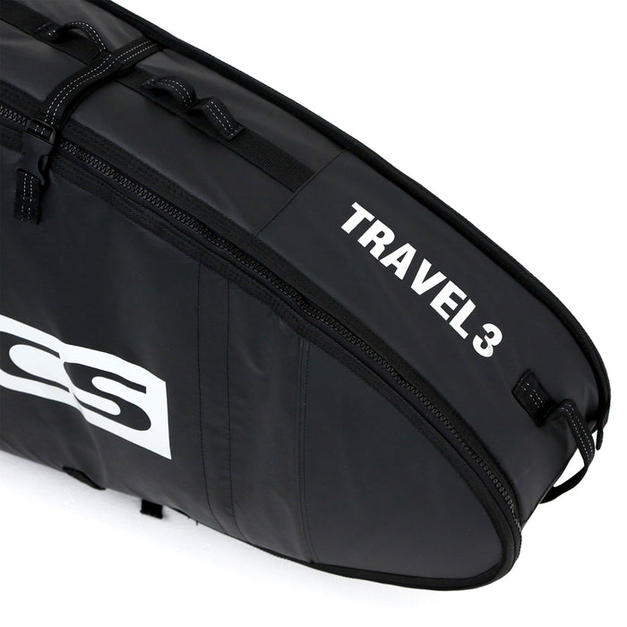 FCS Travel 3 All Purpose Surfboard Bag Black/Grey