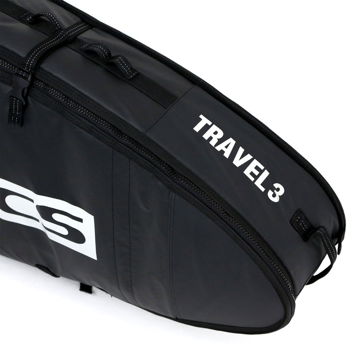 FCS Travel 3 All Purpose Surfboard Bag Black/Grey