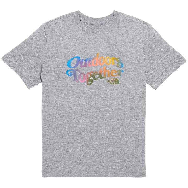 The North Face Short Sleeve Graphic Tee - Boys' TNF Light Grey Heather/Super Sonic Blue