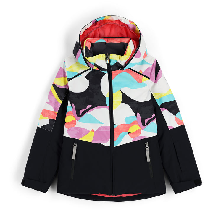 Spyder Conquer Jacket - Girls' Landscape Multi