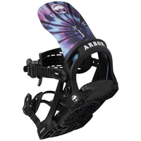 Arbor Sapling Snowboard Bindings - Kids' 2024 Tie-Dye::Tie-Dye