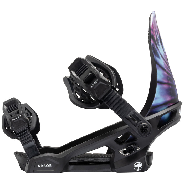 Arbor Sapling Snowboard Bindings - Kids' 2024 Tie-Dye