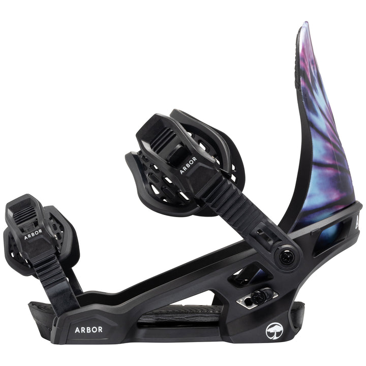 Arbor Sapling Snowboard Bindings - Kids' 2024 Tie-Dye