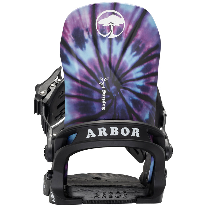 Arbor Sapling Snowboard Bindings - Kids' 2024 Tie-Dye