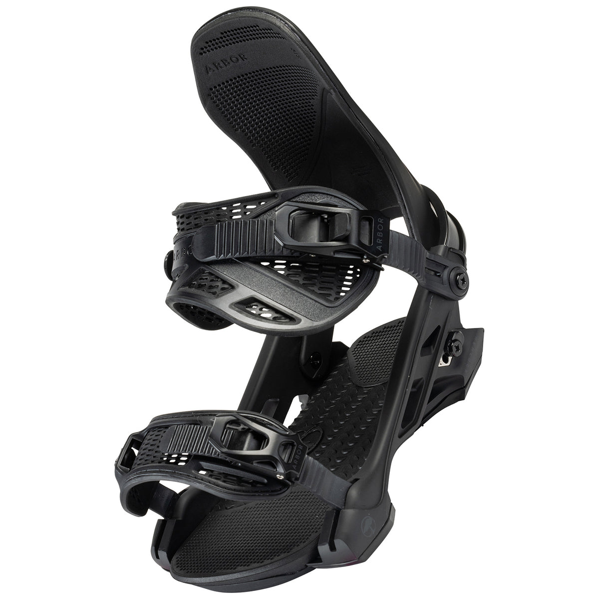Arbor Hemlock Snowboard Bindings 2024 Black