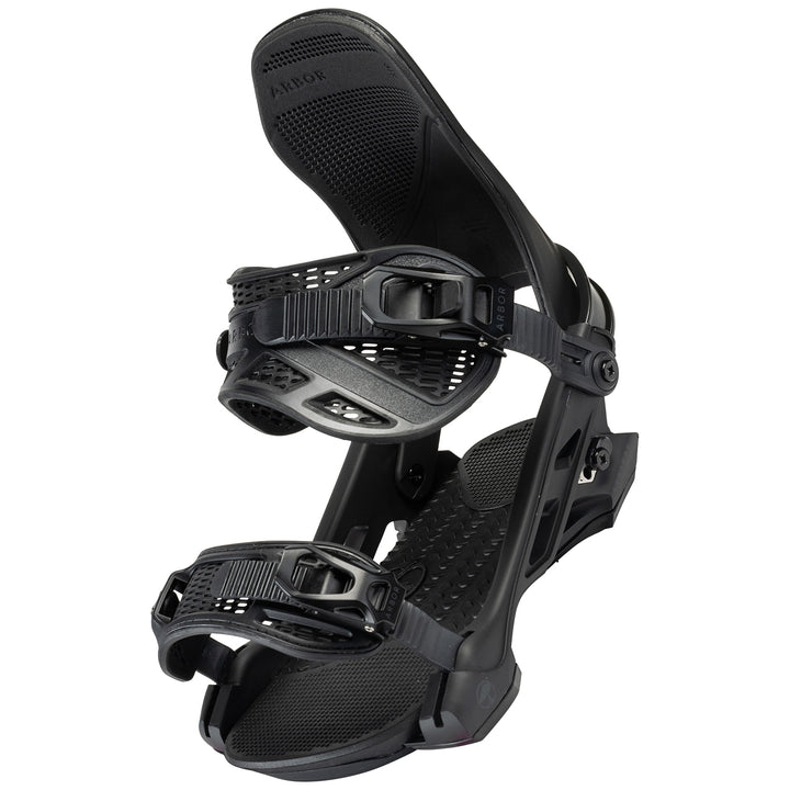 Arbor Hemlock Snowboard Bindings 2024 Black