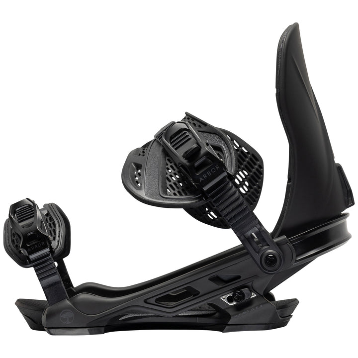 Arbor Hemlock Snowboard Bindings 2024 Black
