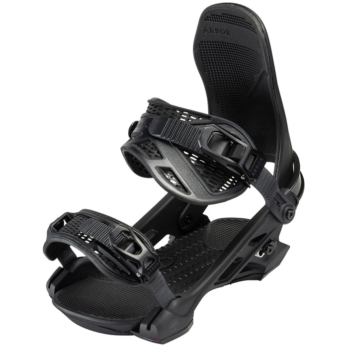 Arbor Hemlock Snowboard Bindings 2024 Black