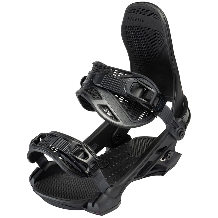 Arbor Hemlock Snowboard Bindings 2024 Black
