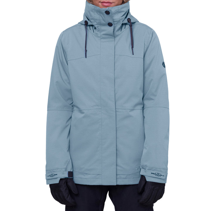 686 Smarty 3-in-1 Spellbound Jacket - Women's Steel Blue Jacquard