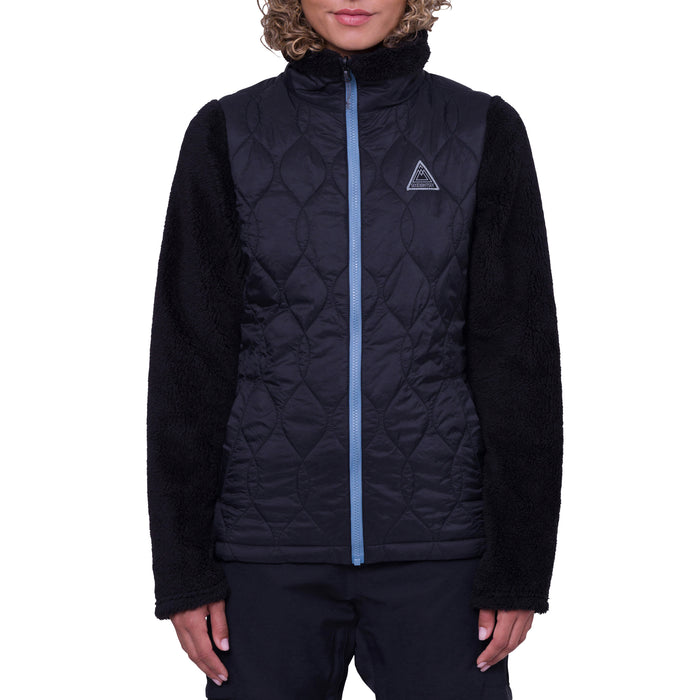 686 Smarty 3-in-1 Spellbound Jacket - Women's Steel Blue Jacquard