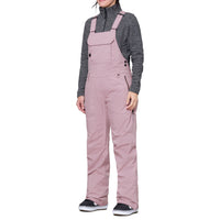 686 Black Magic Insulated Bibs - Women's Dusty Mauve Geo Jacquard::Dusty Mauve Geo Jacquard