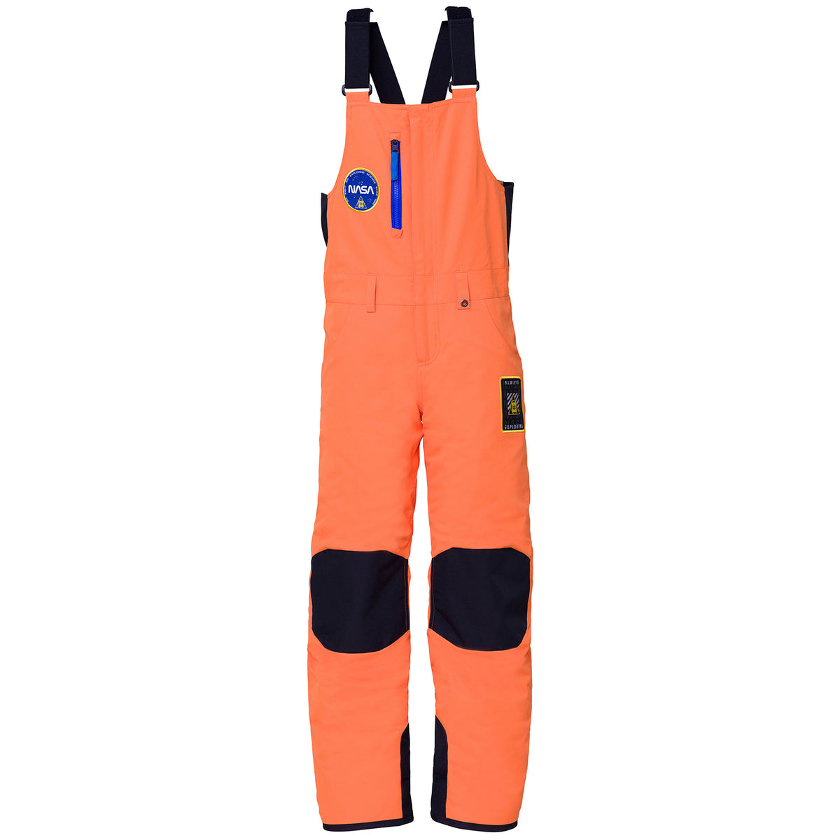 686 Exploration Insulated Bibs - Boys' NASA Orange Black