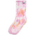 Vans Tie-Dyed Crew Socks - Women's White/Cyclamen