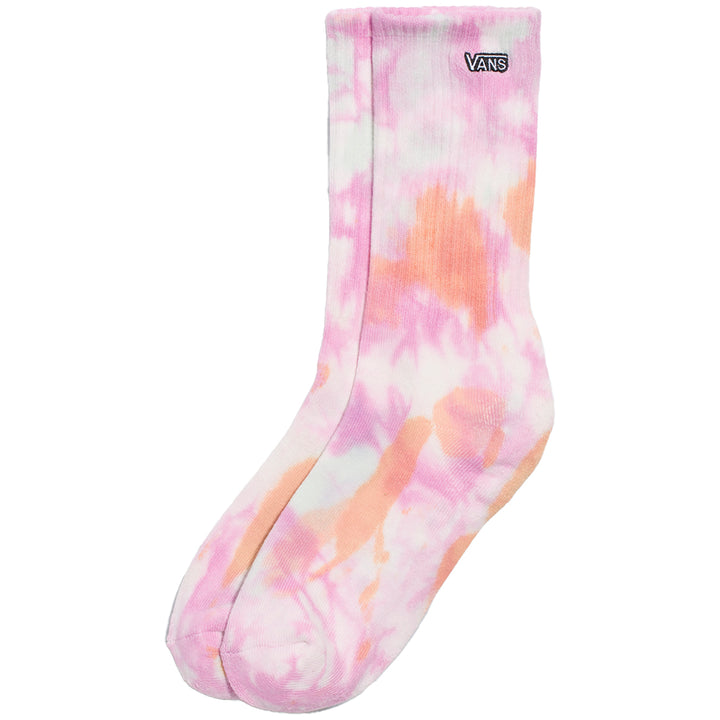 Vans Tie-Dyed Crew Socks - Women's White/Cyclamen
