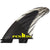 FCS II Carver PC Carbon Large Tri Fin Set Black/Acid