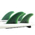 FCS II Carver Neo Glass Large Tri-Quad Fin Set Sage