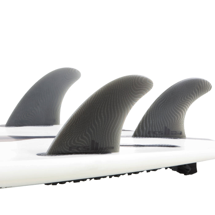 FCS II Reactor Neo Glass Medium Tri Fin Set Ash