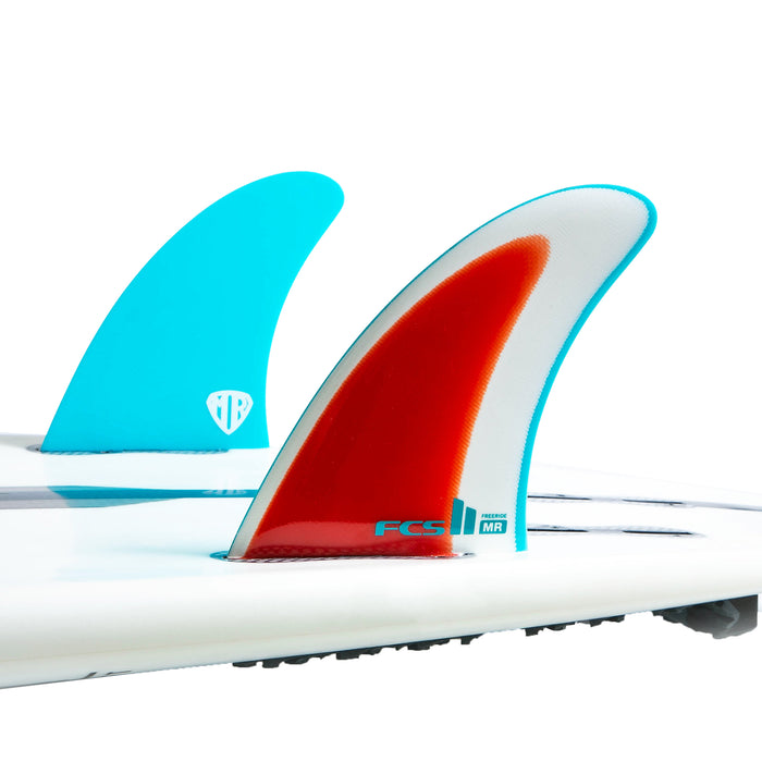 FCS II MR Freeride PG Twin Fin Set Blue/Red/White