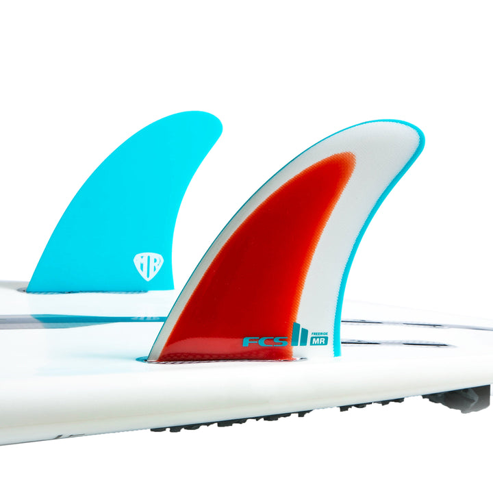 FCS II MR Freeride PG Twin Fin Set Blue/Red/White