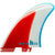 FCS II MR Freeride PG Twin Fin Set Blue/Red/White
