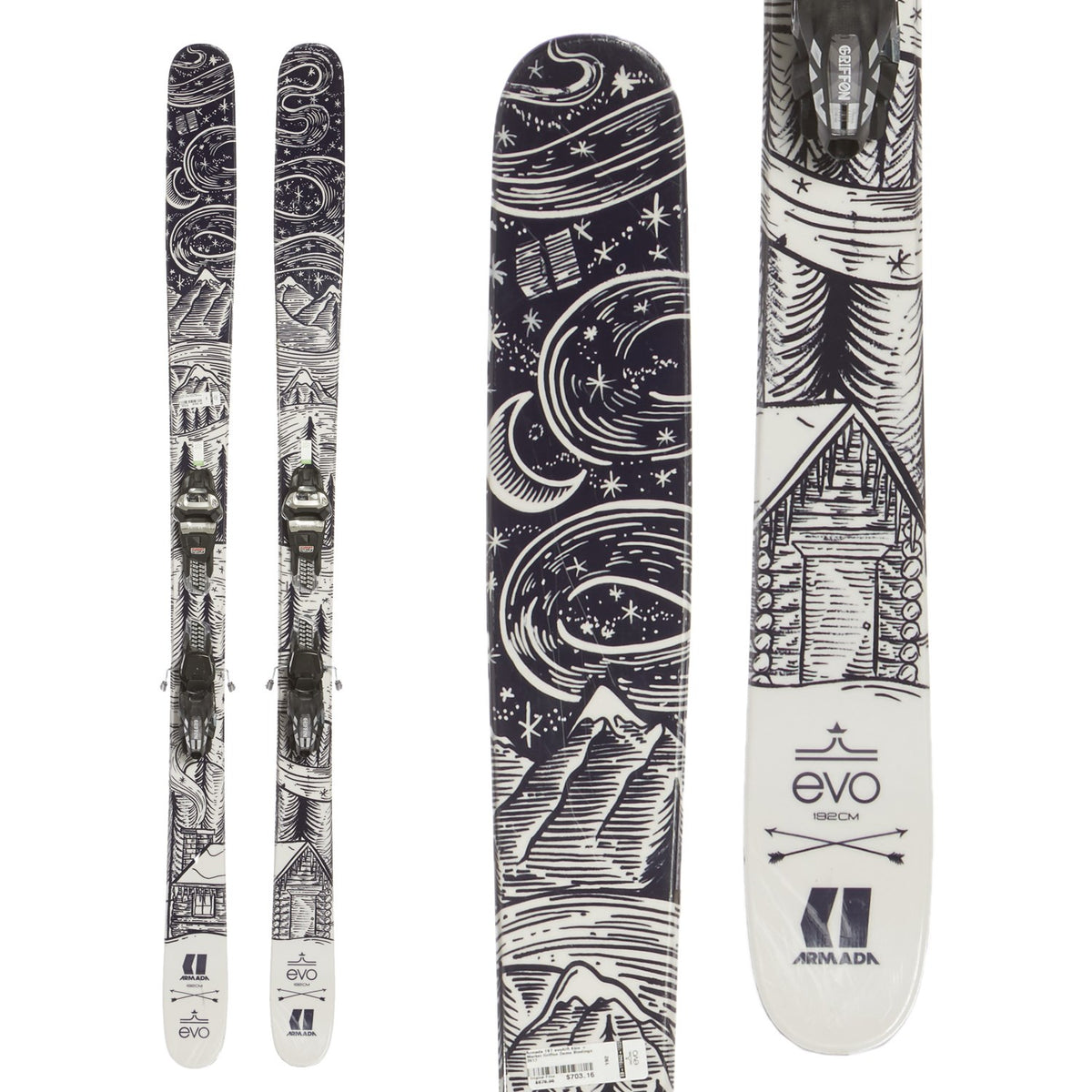 Armada TST evoAIR Skis + Marker Griffon 13 Demo Bindings 2017