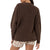 Rhythm Moonstone Oversized V Neck Sweater - Women's Chocolate