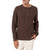 Rhythm Mohair Fishermans Knit Sweater - Men's Brown