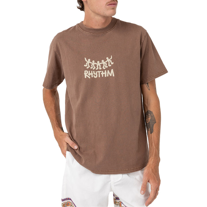 Rhythm 20 Year Vintage Short-Sleeve T-Shirt - Men's Brown