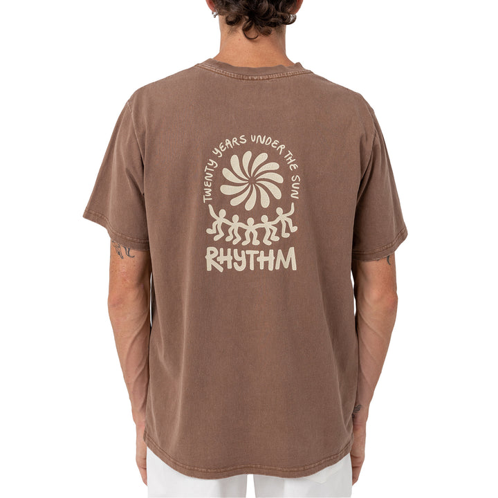 Rhythm 20 Year Vintage Short-Sleeve T-Shirt - Men's Brown