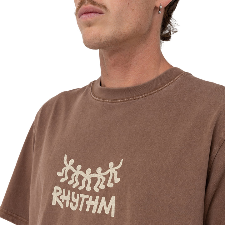 Rhythm 20 Year Vintage Short-Sleeve T-Shirt - Men's Brown