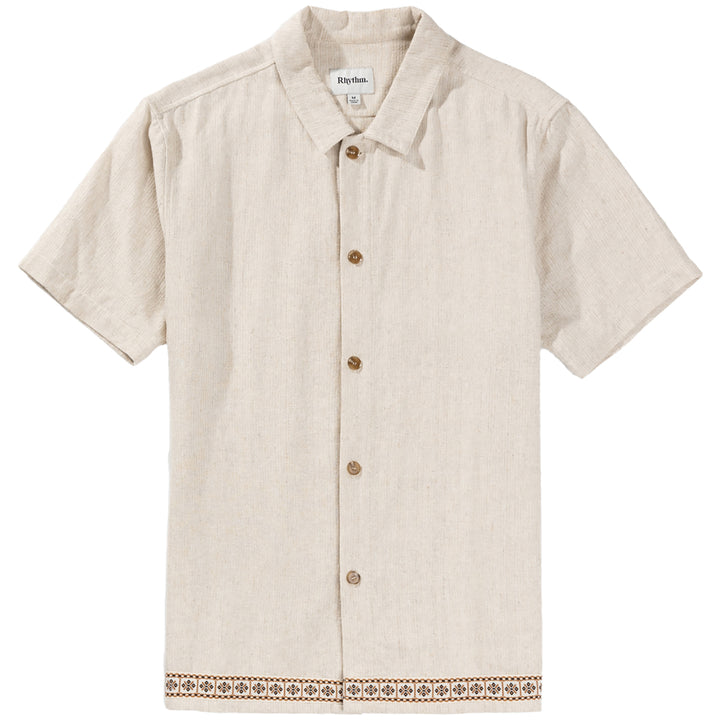 Rhythm Trim Short-Sleeve Shirt - Men's Natural