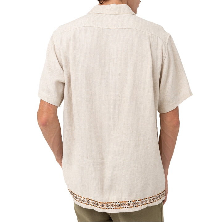 Rhythm Trim Short-Sleeve Shirt - Men's Natural