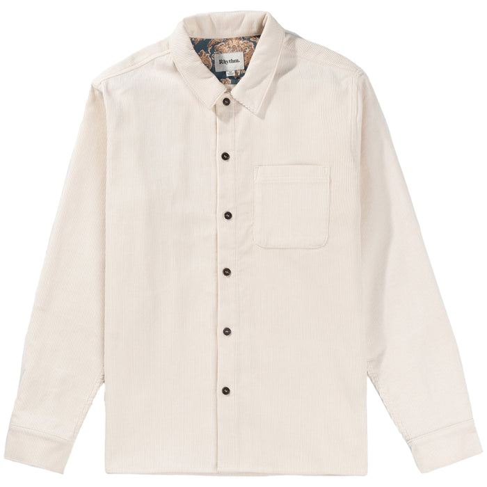 Rhythm Cord Long-Sleeve Shirt - Men's Natural