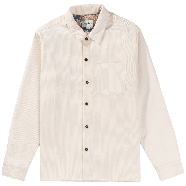Rhythm Cord Long-Sleeve Shirt - Men's Natural