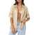 Rhythm Under The Sun Short-Sleeve Shirt - Women's Natural