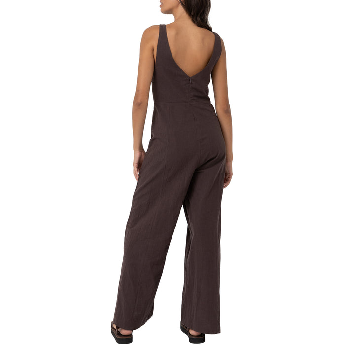 Rhythm Dawn Wide Leg Jumpsuit - Women's Chocolate