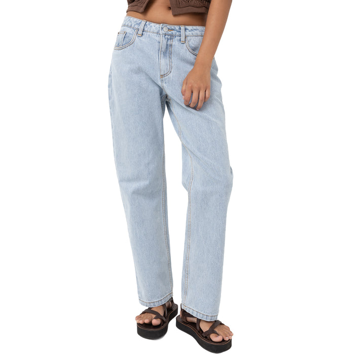 Rhythm Chole Low Rise Pants - Women's Blue