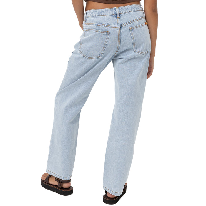 Rhythm Chole Low Rise Pants - Women's Blue