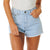 Rip Curl Amy High Waist Short - Women's Light Blue