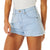Rip Curl Amy High Waist Short - Women's Light Blue